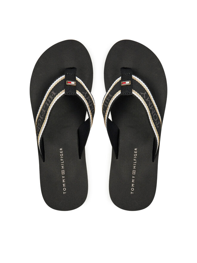 Infradito Tommy Hilfiger Im Hilfiger Beach Sandal FW0FW08015 Nero escarpe