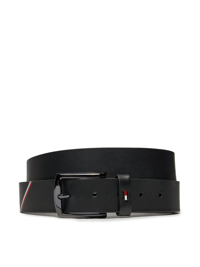 Tommy Hilfiger Ζώνη Ανδρική Tommy Hilfiger Denton AM0AM12546 Μαύρο