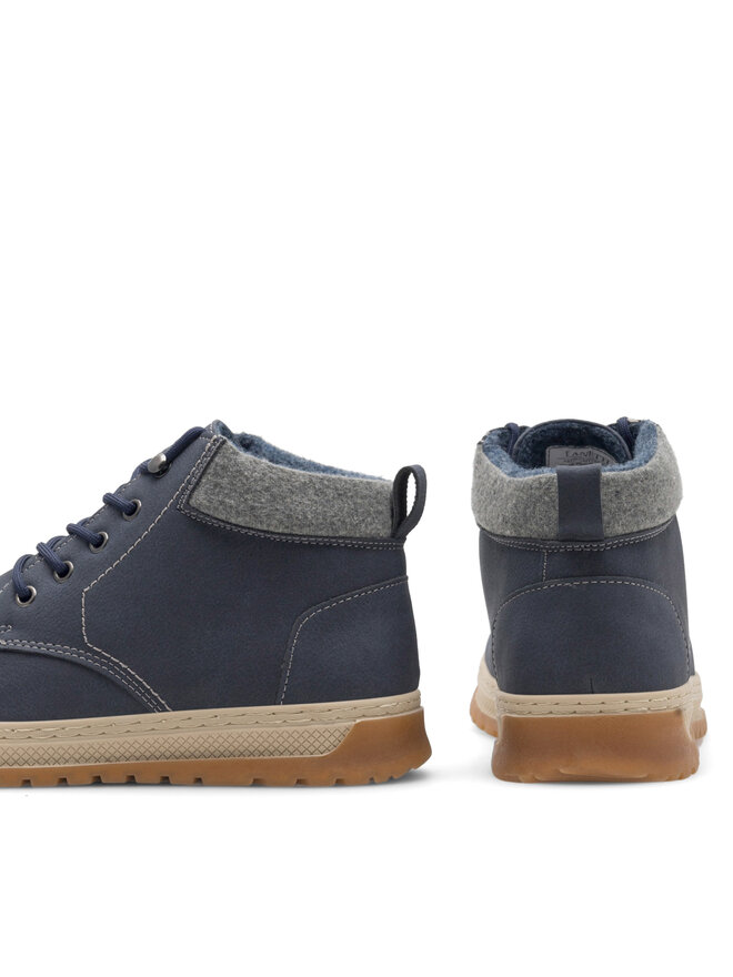 Lanetti Botines planos Lanetti MYL8293-23 Azul marino