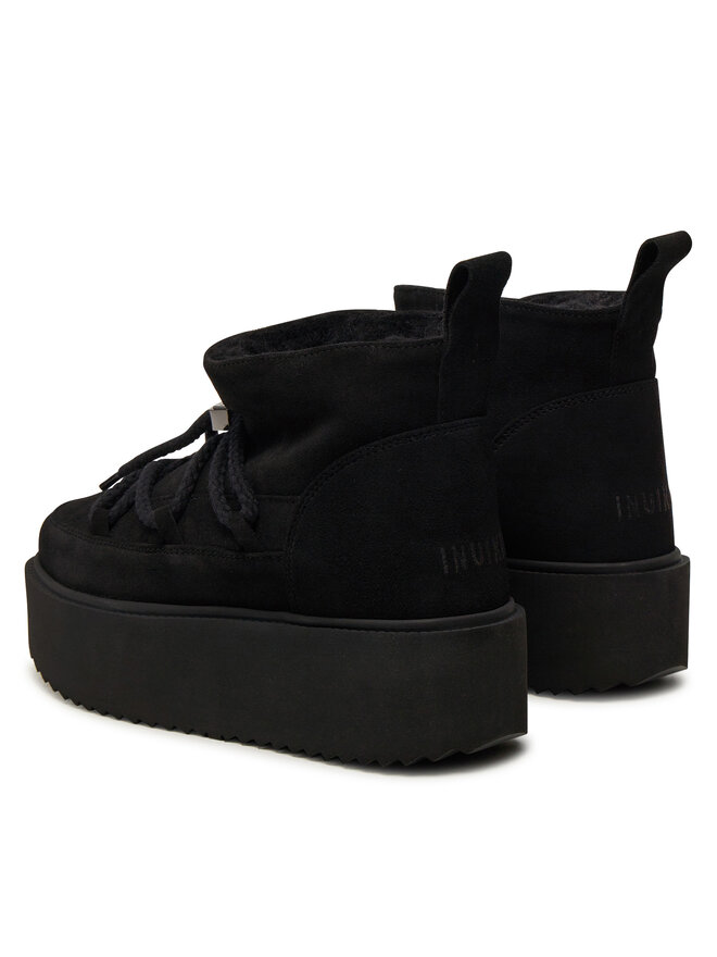 Inuikii Śniegowce Inuikii Classic Low Platform 75204-004 Czarny