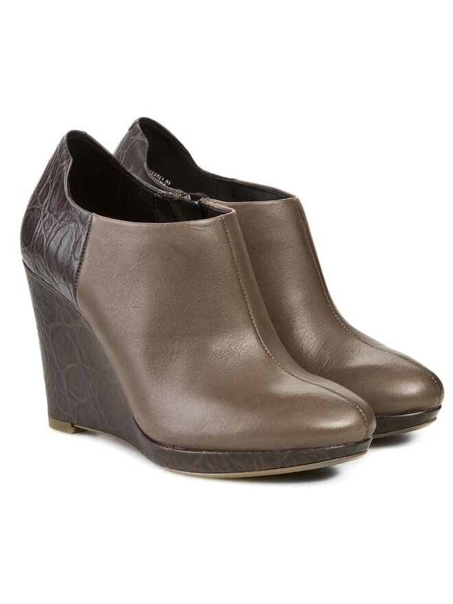 Clarks Poltopánky Clarks Comet Ice 261009684 Hnedá