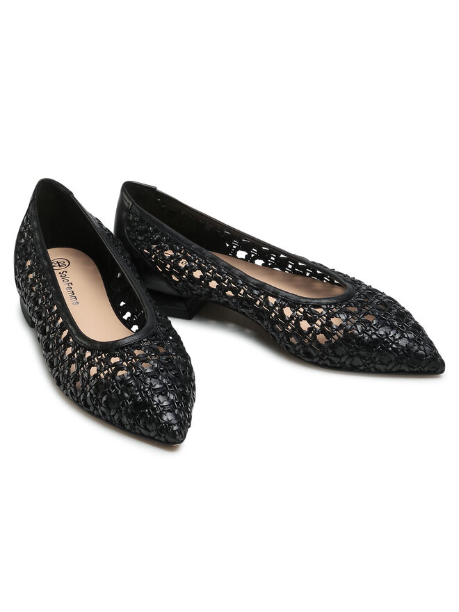 Solo Femme Balerina Solo Femme 24303-01-A19/E45-04-00 Fekete