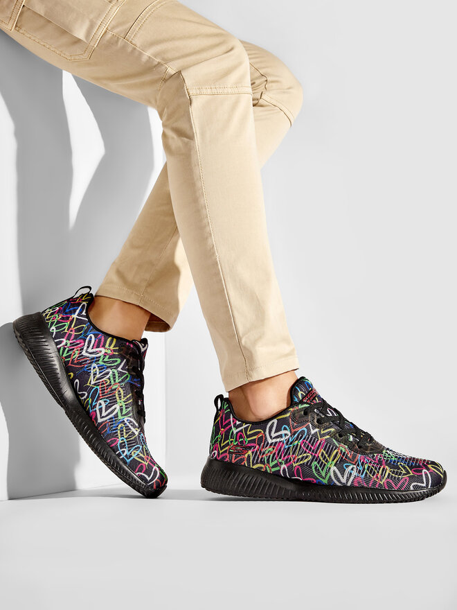 Skechers Сникърси Skechers Starry Love 117092/BKMT Цветен