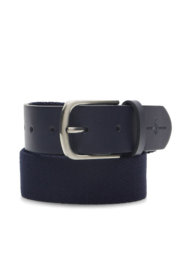 Beverly Hills Polo Club Ζώνη Ανδρική Beverly Hills Polo Club BHPC-M-007-SS24 Σκούρο μπλε