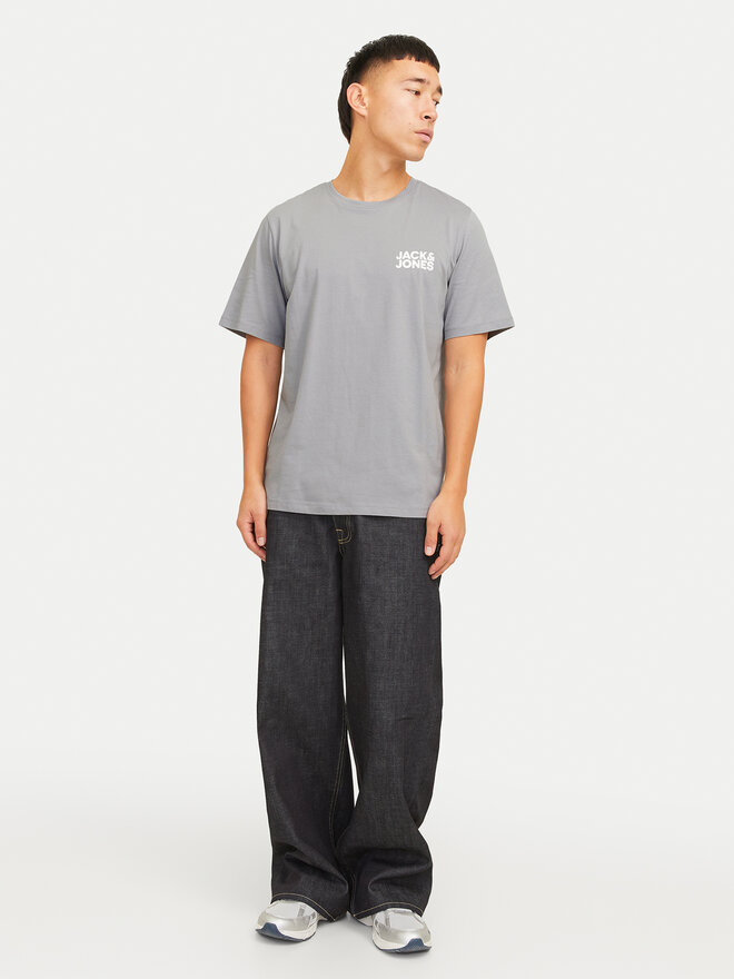 Jack&Jones Jack&Jones Marškinėliai Corp Logo 12151955 Pilka Standard Fit