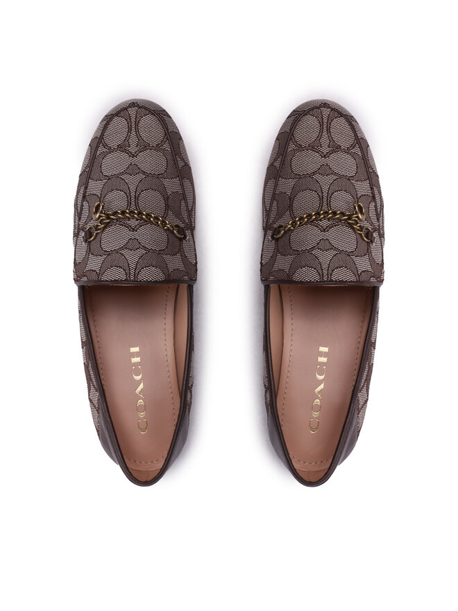 Coach Loafers Coach Hanna Textured Jacq CC888 Marrone