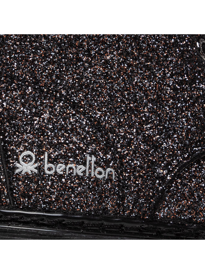 United Colors Of Benetton Bakancs United Colors Of Benetton Bridge Glitter BTK128304 Fekete