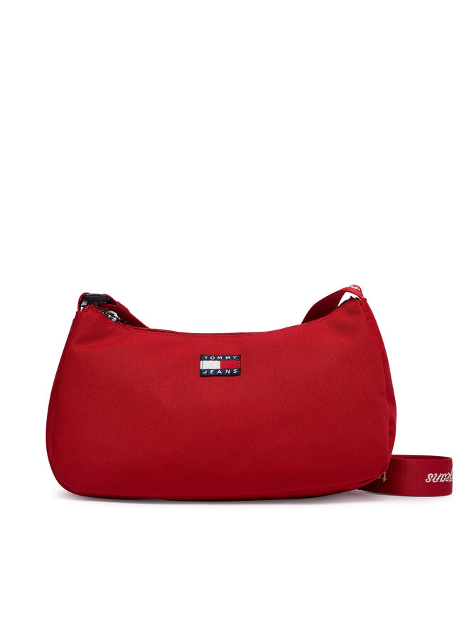 Tommy Jeans Handtasche Tommy Jeans Tjw Ess Daily Shoulder Bag AW0AW18768 Rot