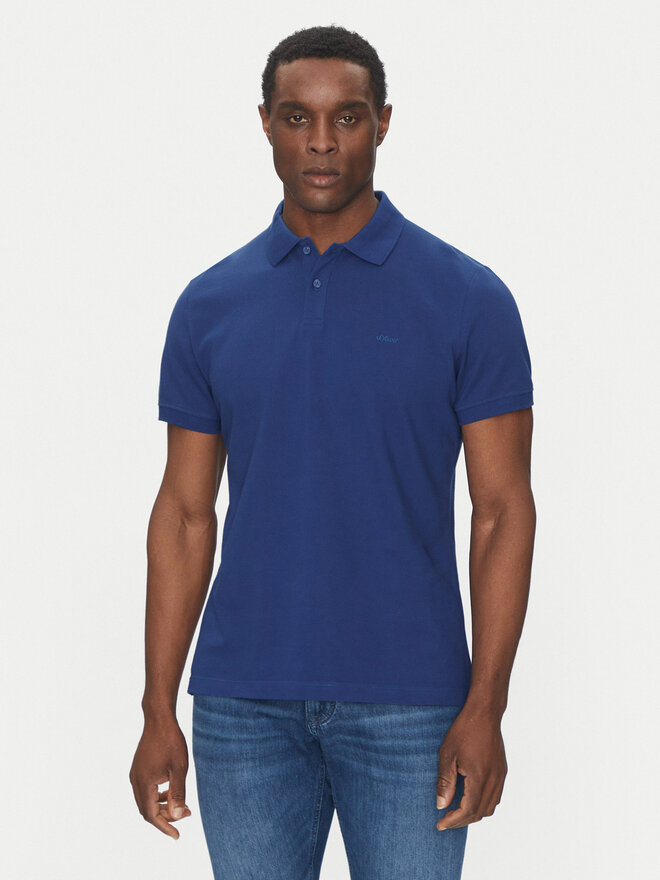 s.Oliver s.Oliver Pólóing 2138262 Kék Regular Fit