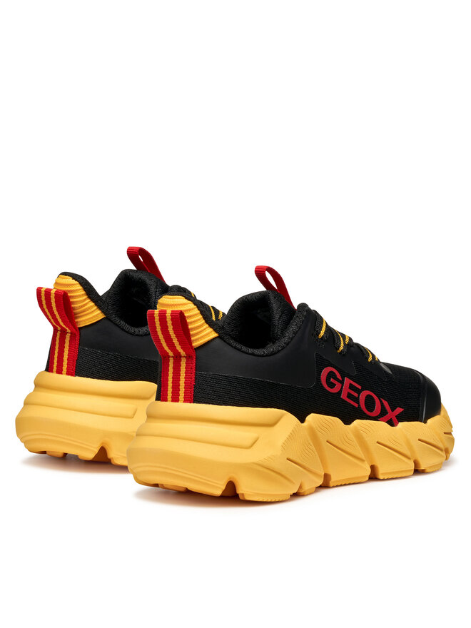 Geox Sneakersy Geox J Flexyper Fast J46N1A 0149J C0054 D Černá