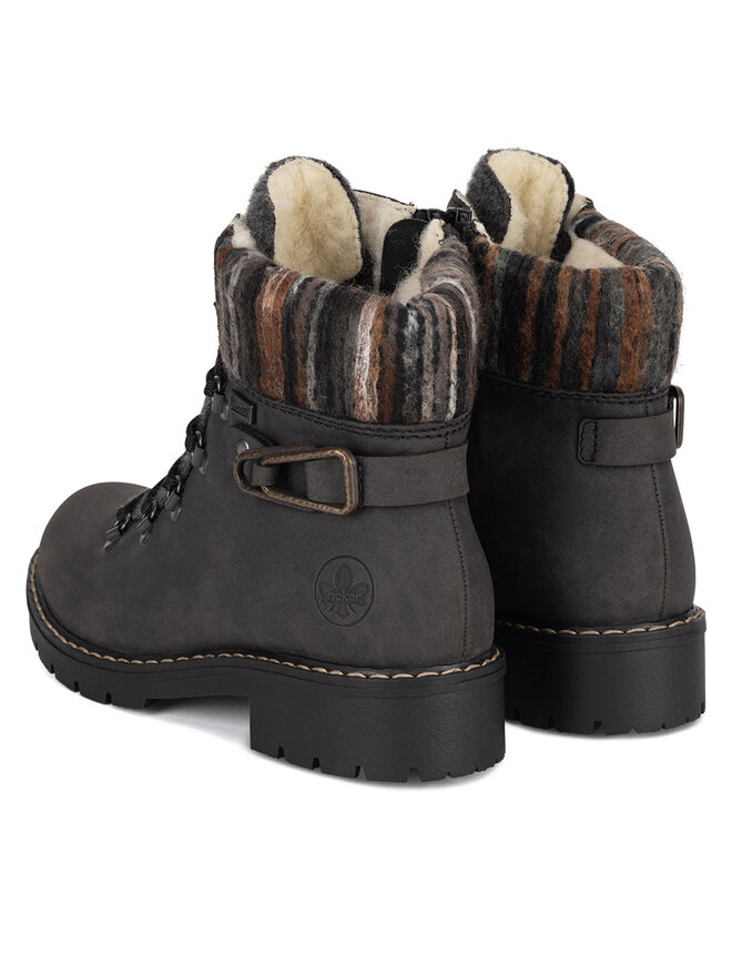 Rieker Schnürschuhe Rieker Y9131-45 Grau