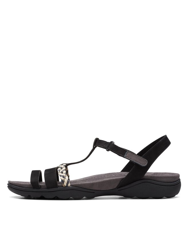 Clarks Sandály Clarks Amanda Tealite 26171125 Černá