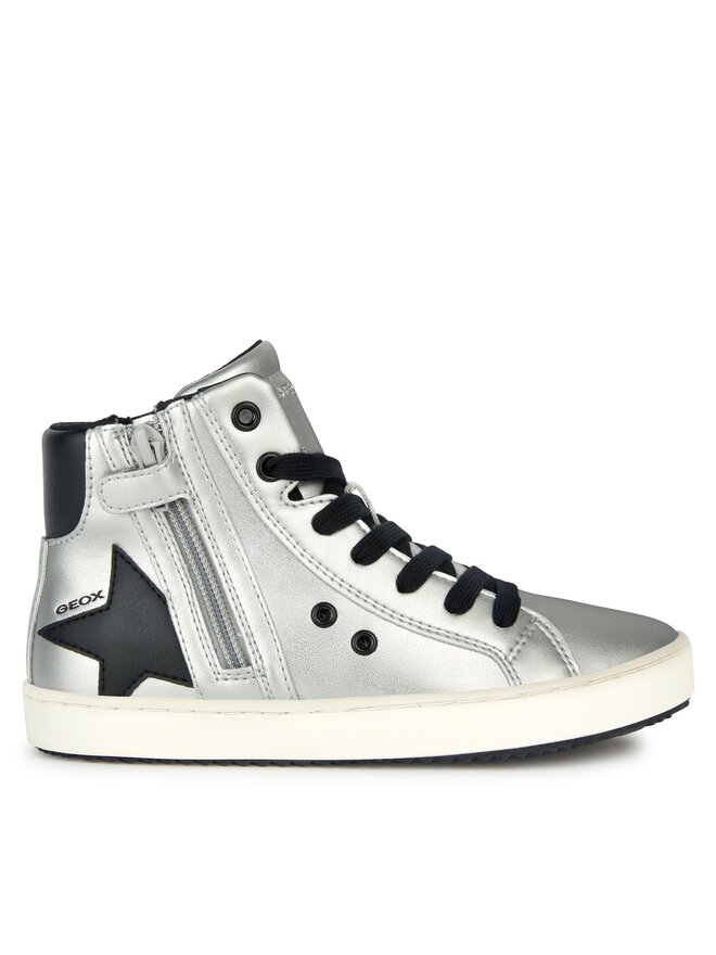 Geox Sneakers Geox J Kalispera Girl J044GA 000NF C1363 D Silberfarben