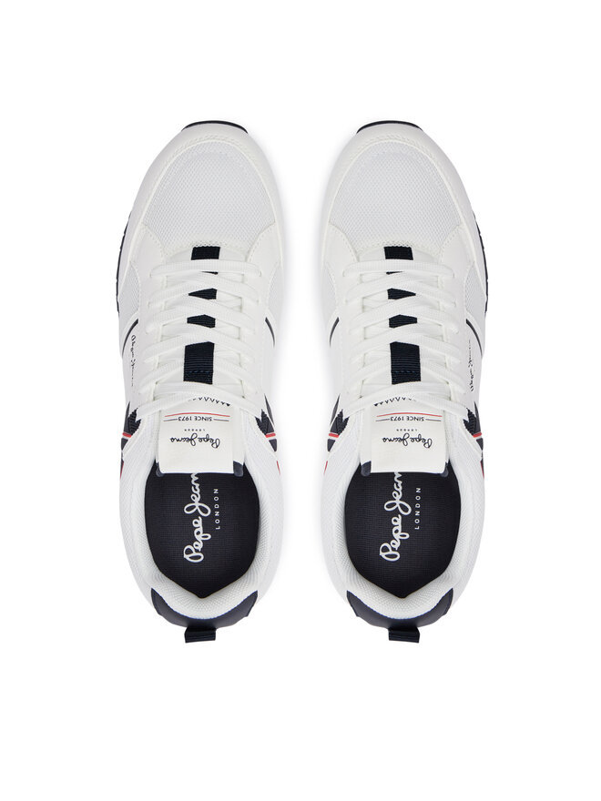 Pepe Jeans Сникърси Pepe Jeans Dublin Brand PMS40009 Бял