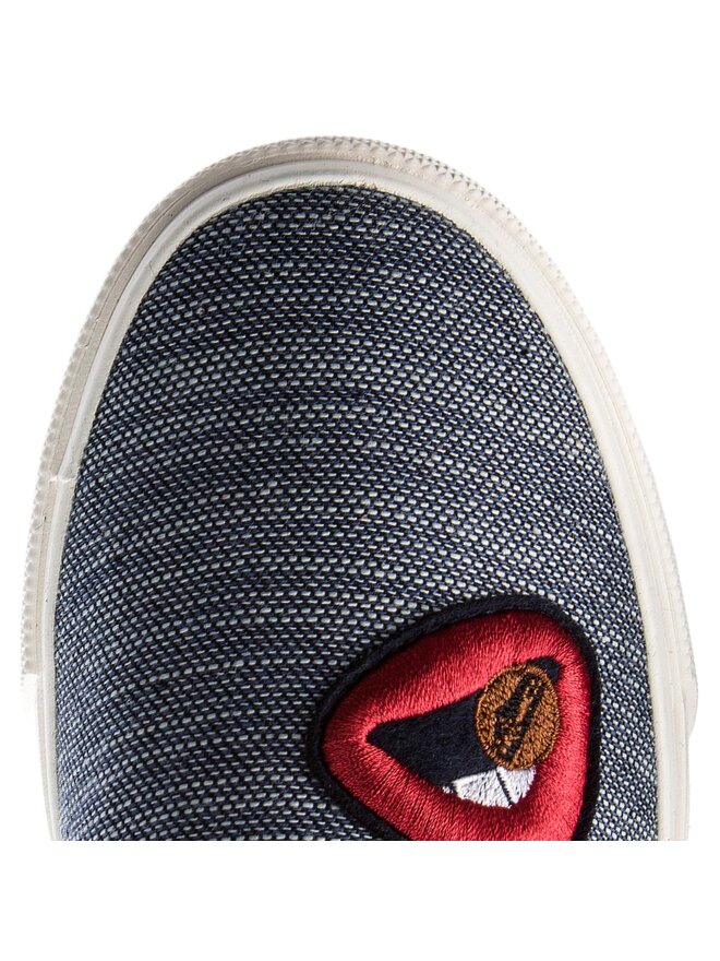 Wrangler Scarpe sportive Wrangler Icon Slip On Patch WL181500 112132685 Blu scuro