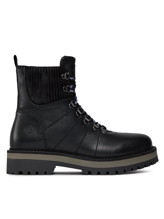 Lumberjack Trapper stila apavi Lumberjack KRISTY SW50501-015-M07 Melns
