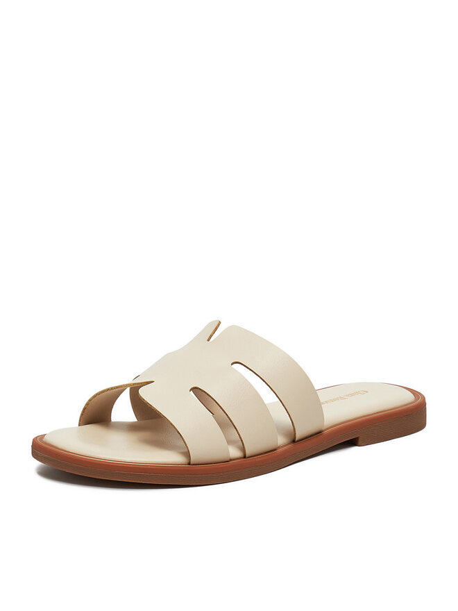 Clara Barson Pantoletten Clara Barson WS6283-08 Beige