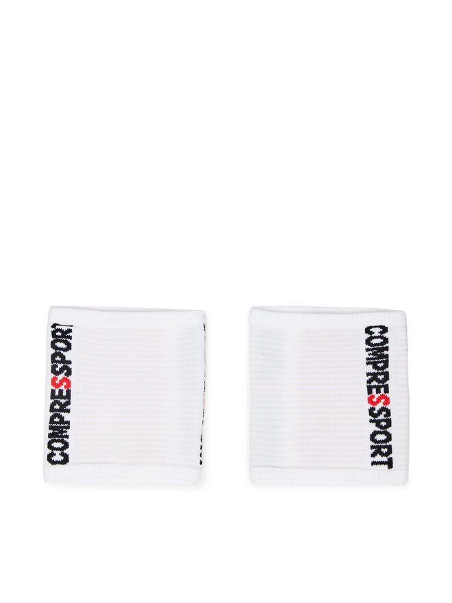 Compressport Набір напульсників Compressport Sweatbands 3D.Dots WSTV2 Білий