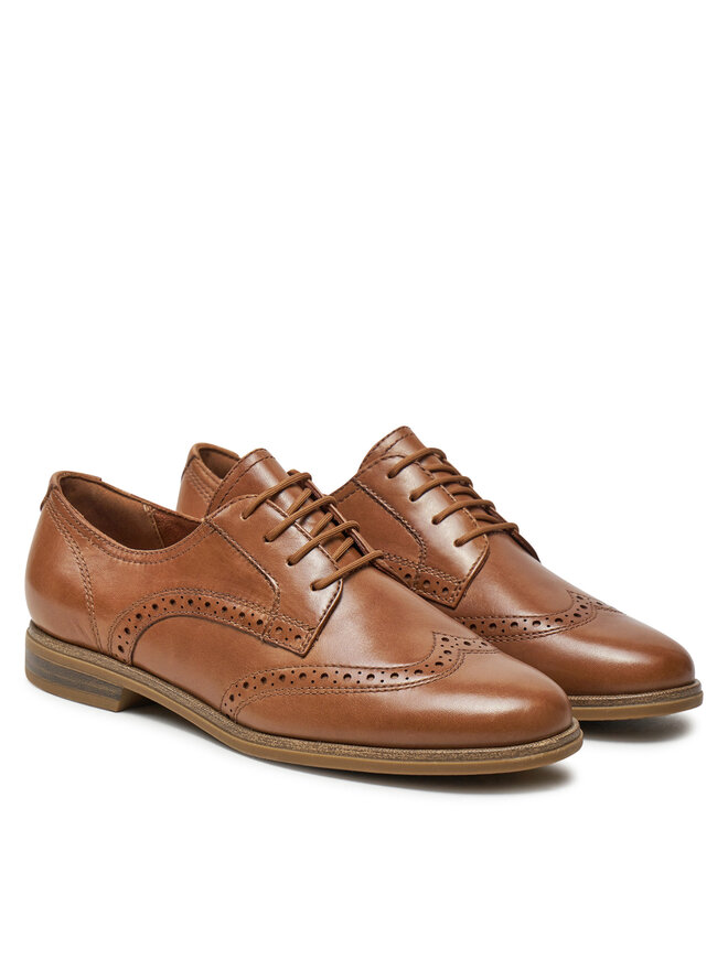 Tamaris Oxford Schuhe Tamaris 1-23290-43 Braun