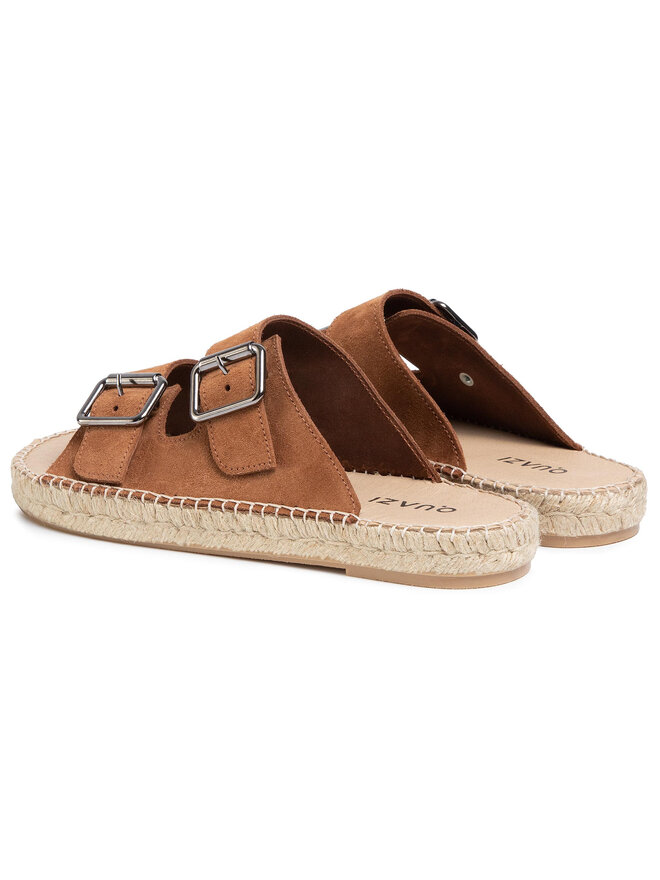 QUAZI Espadryle QUAZI QZ-63-04-000623 Brązowy