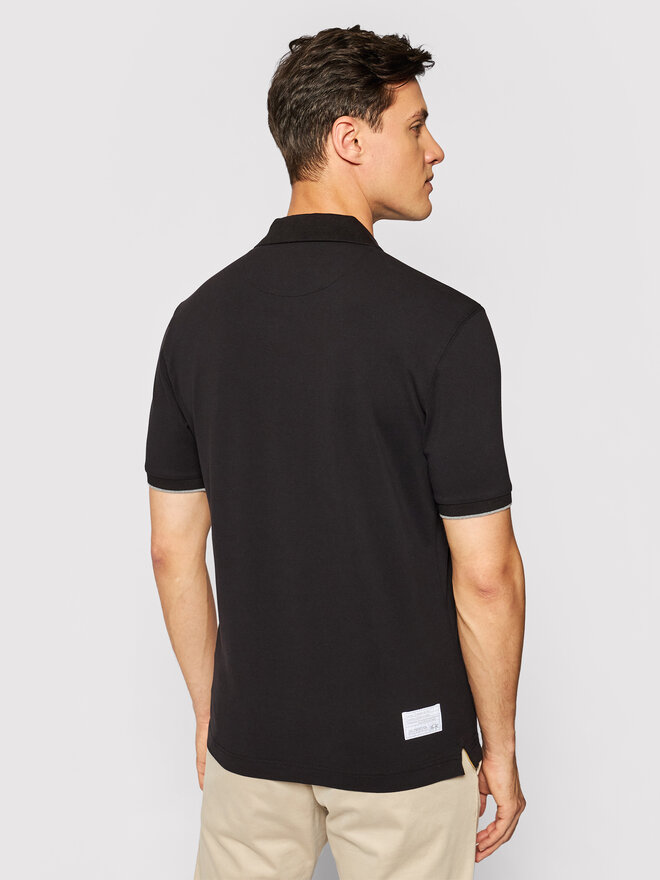 La Martina La Martina Polo CCMP01 PK001 Μαύρο Regular Fit
