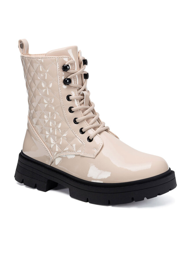 DeeZee Botines planos DeeZee CM231124-18 Beis