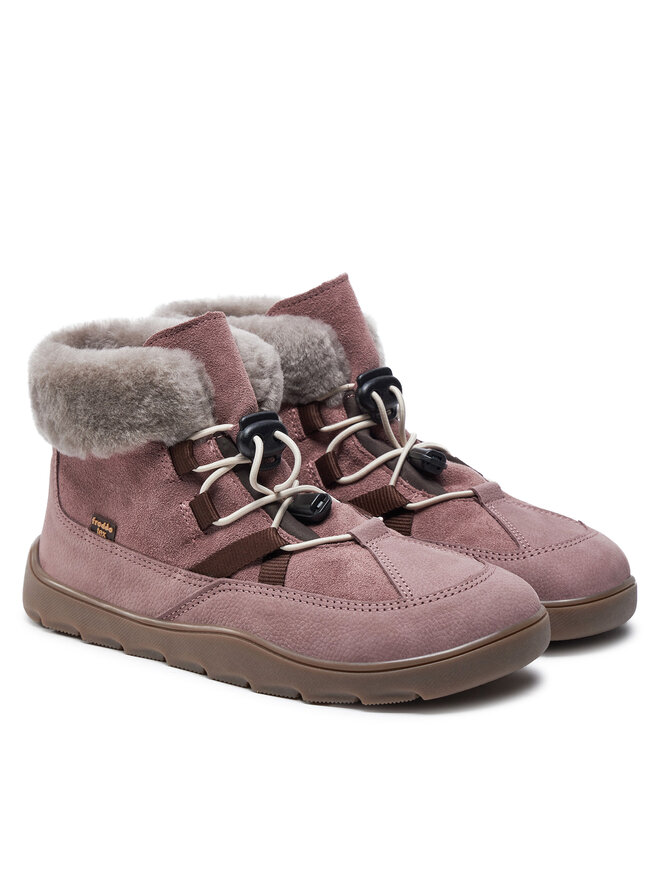 Froddo Šnurovacia obuv Froddo Zeru Tex Cosy Barefoot G3110258-4 D Ružová