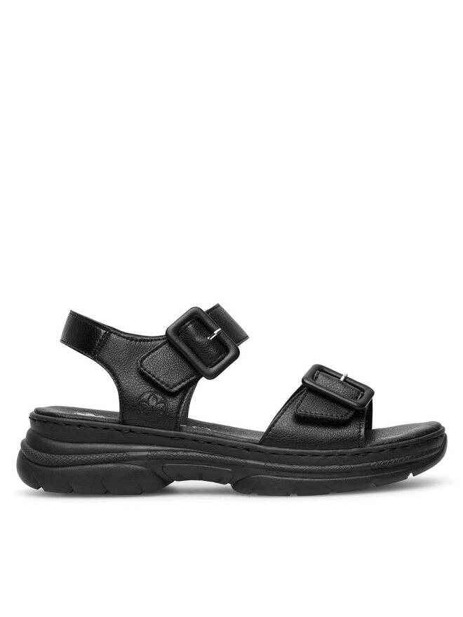 Rieker Szandál Rieker 66680-00 Fekete