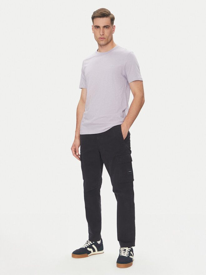 BOSS BOSS Marškinėliai Tegood 50508243 Violetinė Regular Fit