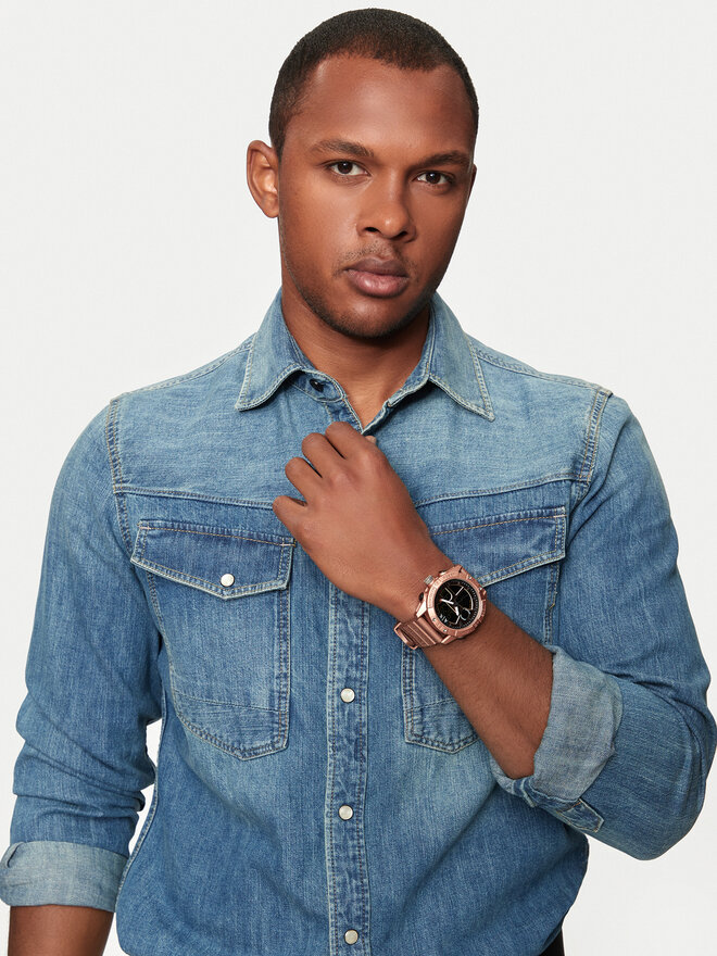 Armani Exchange Zegarek Armani Exchange AX2967 Złoty