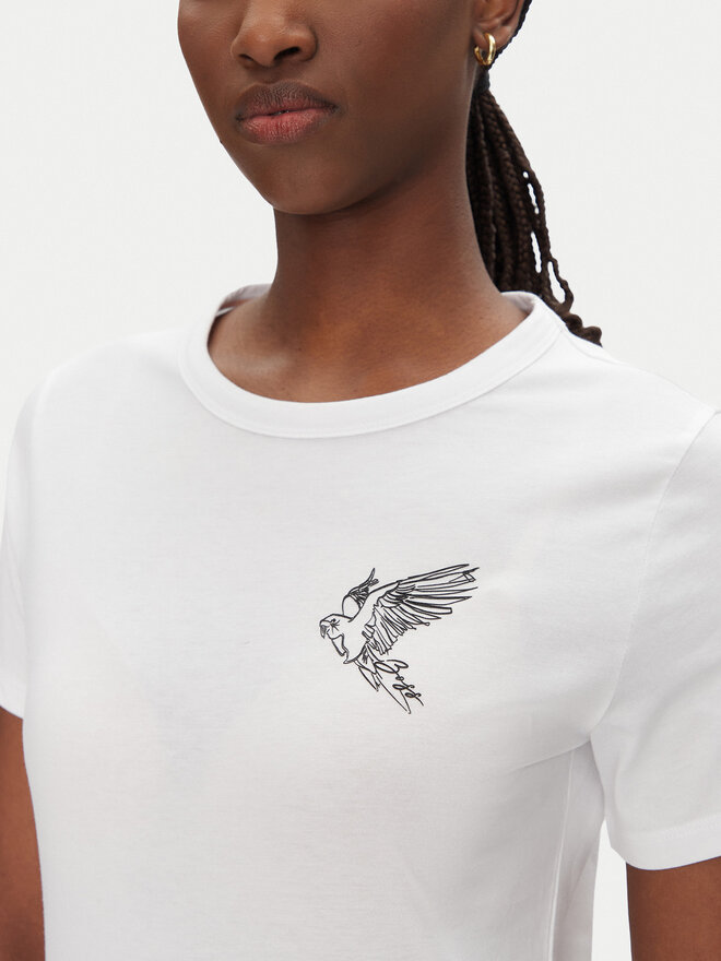 BOSS BOSS Camiseta C_Elogo_21 50540260 Blanco Slim Fit