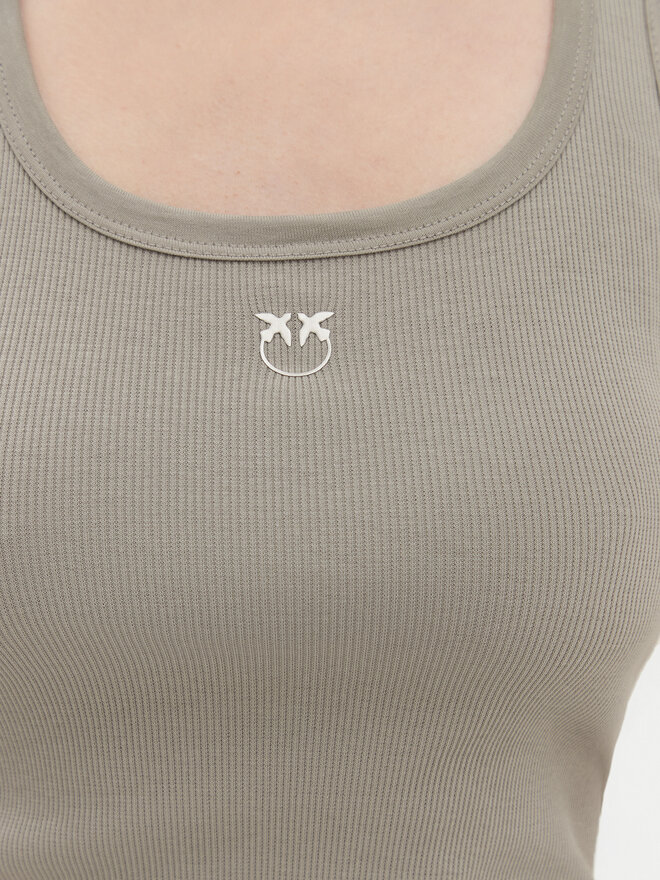 PINKO PINKO Top Calcolatore 100807 Grau Regular Fit