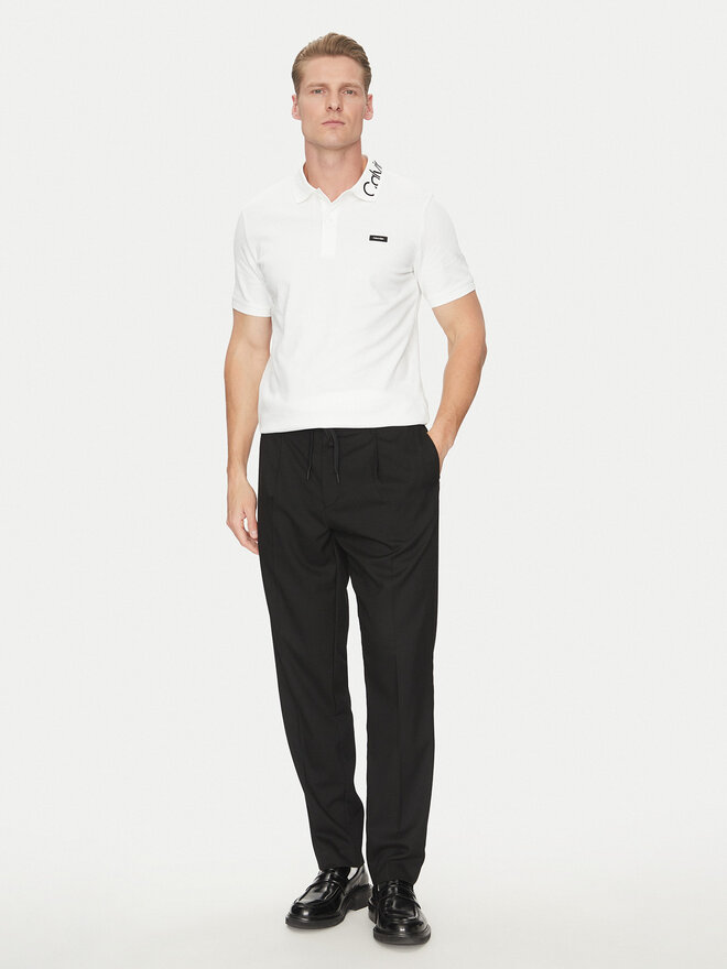 Calvin Klein Calvin Klein Poloshirt K10K114474 Weiß Regular Fit