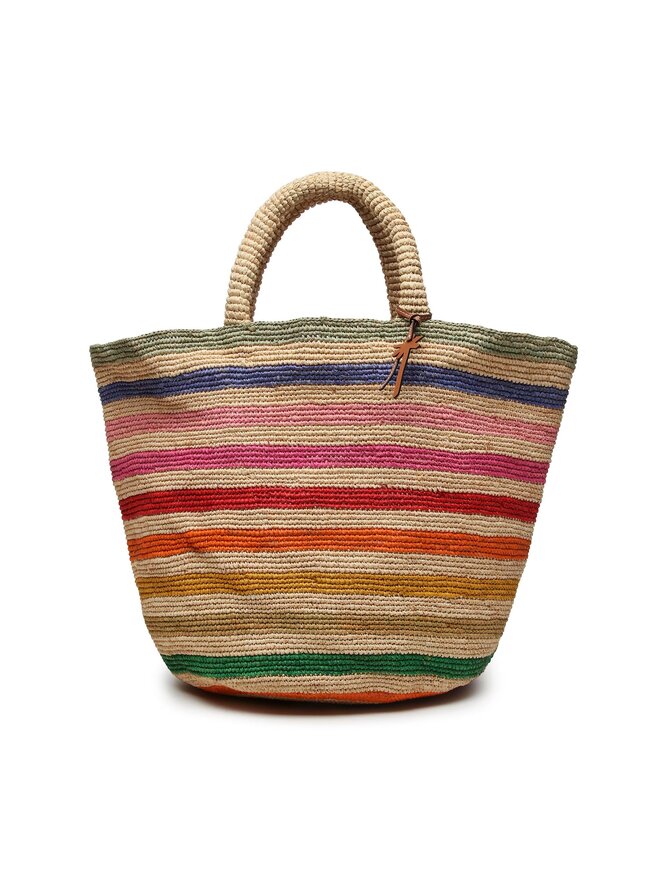 Torebka Manebi Natural Raffia Summer Bag V 2.0 AD Beżowy