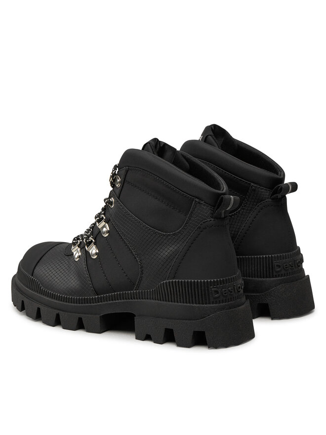 Desigual Schnürstiefeletten Desigual 24WSTY02 Schwarz