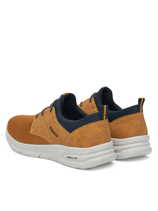 Rieker Sneakersy Rieker B7371-68 Medená