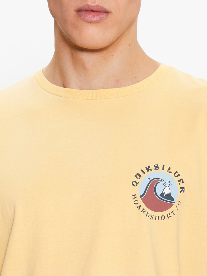 Quiksilver Quiksilver Marškinėliai Qs Bubble Stamp EQYZT07258 Geltona Regular Fit
