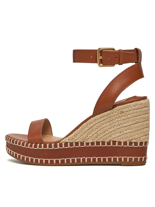 LAUREN RALPH LAUREN Espadryle LAUREN RALPH LAUREN 802940573002 Brązowy