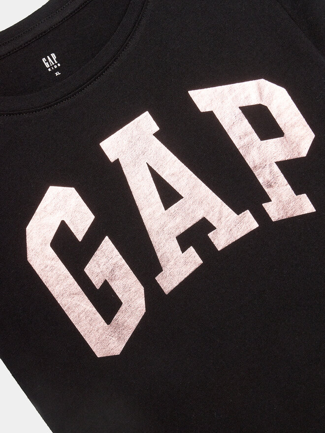 Gap Gap Marškinėliai 460525-00 Juoda Regular Fit