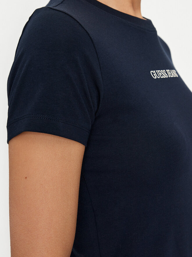 Guess Jeans Guess Jeans Póló W4YI01 J1314 Sötétkék Slim Fit