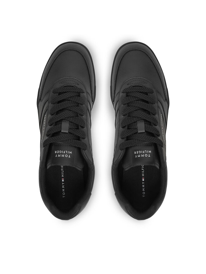 Tommy Hilfiger Superge Tommy Hilfiger Lopro Cup Leather FM0FM05677 Črna