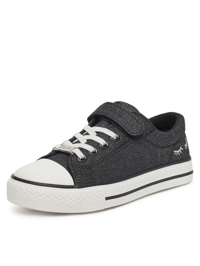 DeeZee Sneakers aus Stoff DeeZee CSS20377-70 Schwarz