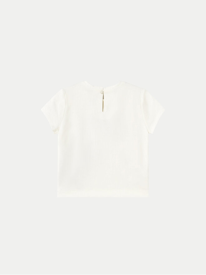 Mayoral Mayoral Camiseta 1043 Écru Regular Fit