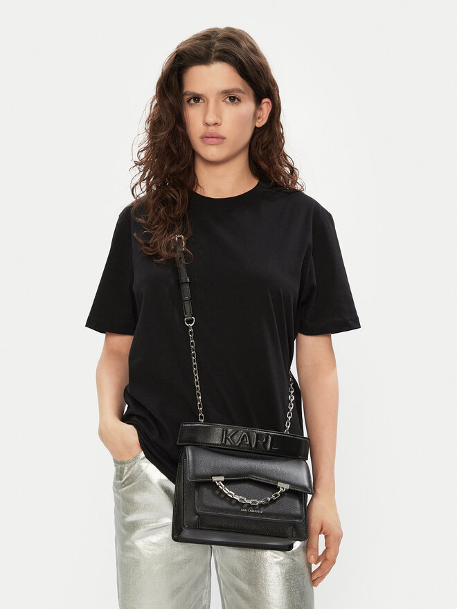 KARL LAGERFELD Handtasche KARL LAGERFELD A1W30447 Schwarz