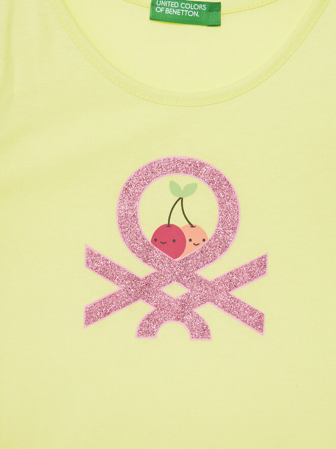 United Colors Of Benetton United Colors Of Benetton Top 3I1XGH012 Rumena Regular Fit