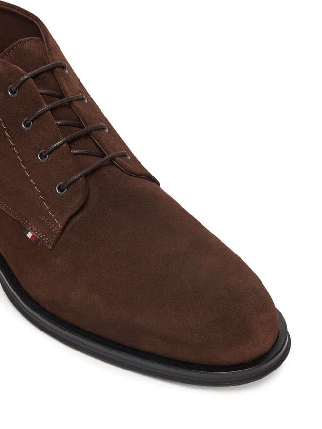 Tommy Hilfiger Gležnjarji Tommy Hilfiger Corporate FM0FM05579 Rjava