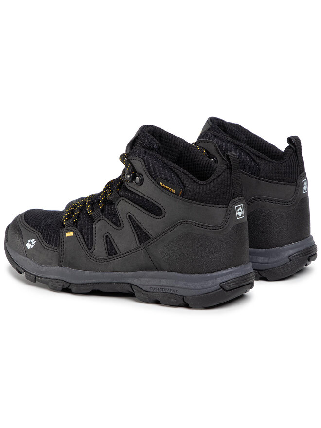 Jack Wolfskin Трекінгові черевики Jack Wolfskin Mtn Attack 3 Texapore Mid K 4034081 S Чорний