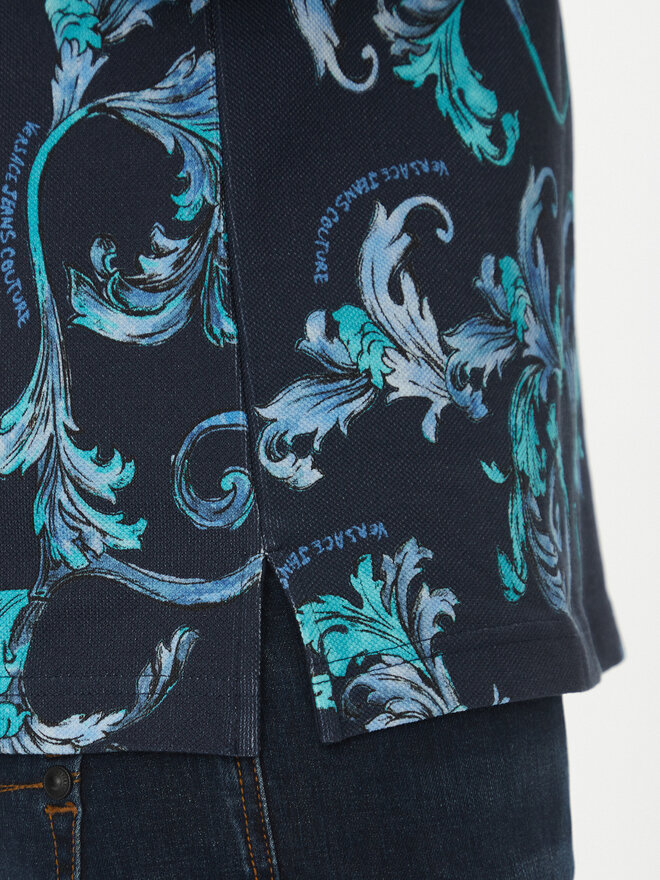 Versace Jeans Couture Versace Jeans Couture Poloshirt 78GAG6S0 Dunkelblau Regular Fit