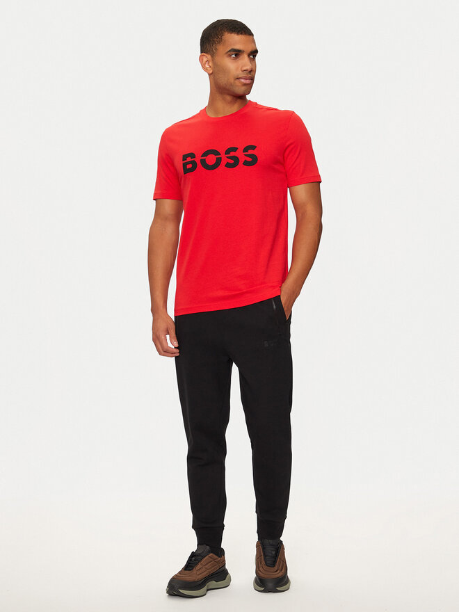 BOSS BOSS Camiseta 50525208 Rojo Regular Fit