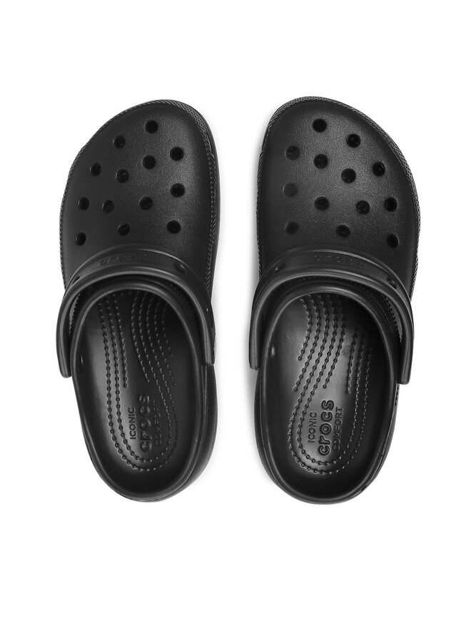 Crocs Παντόφλες Crocs Classic Platform Clog 206750 Μαύρο